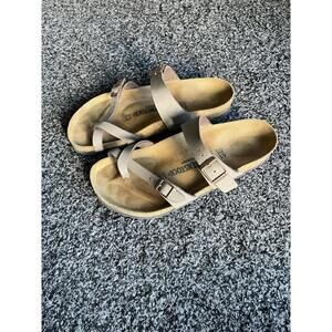 Birkenstock Mayari Birko-Flor Sandal, Brown W10 M8 EU 41